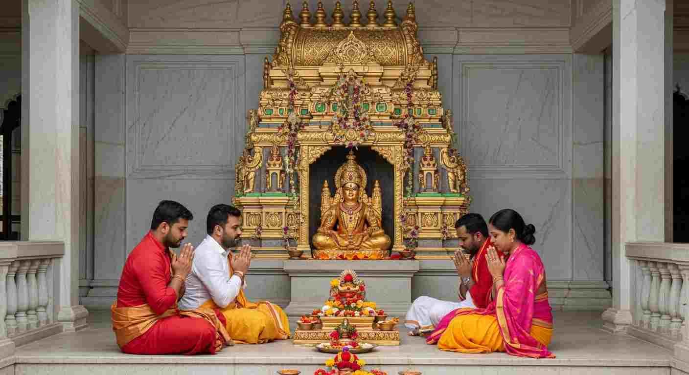 Hindu cultural symbols and offerings